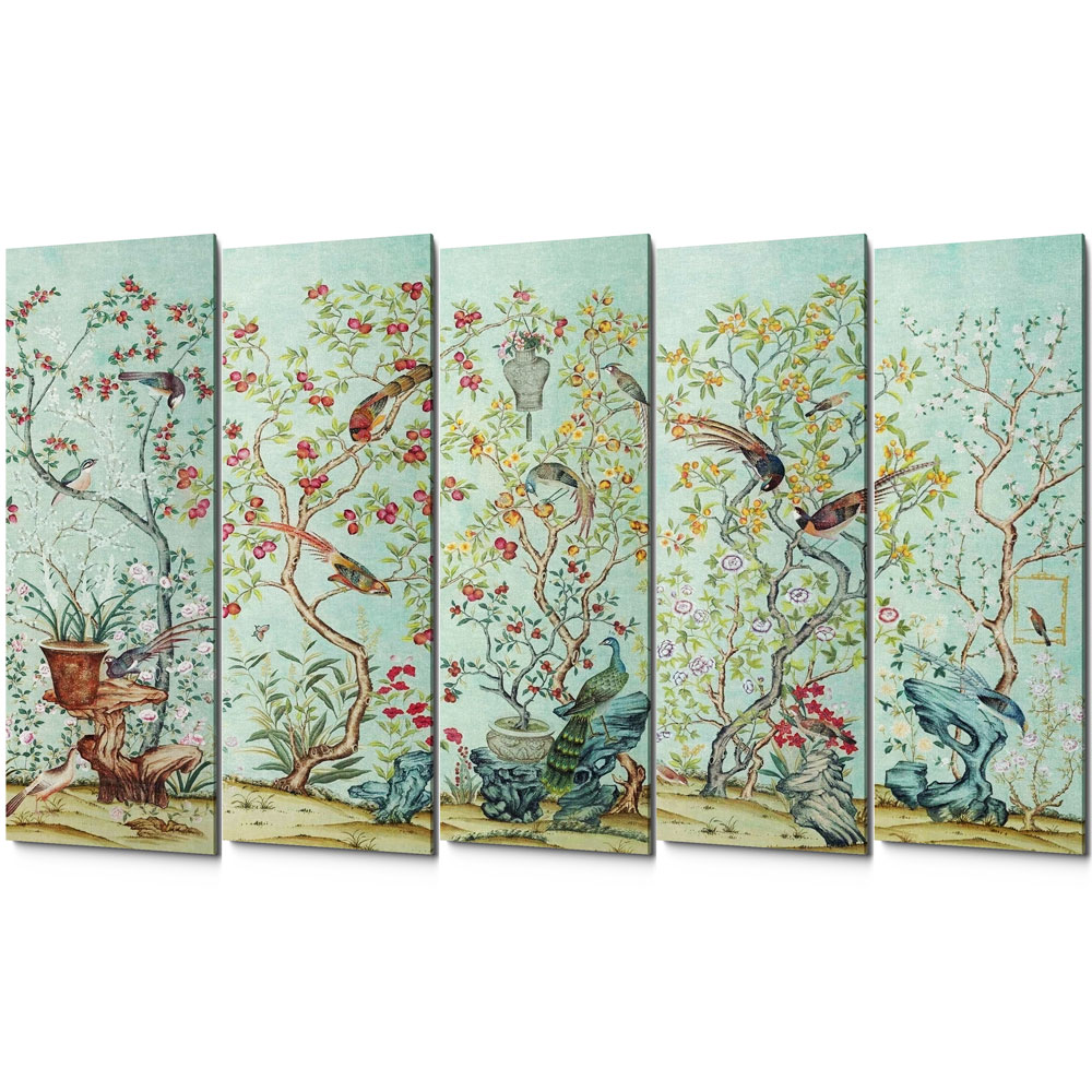 75080012 Картина «Шинуазри», версия 9/5 (холст, галерейная натяжка) Object Desire  - Вид №1