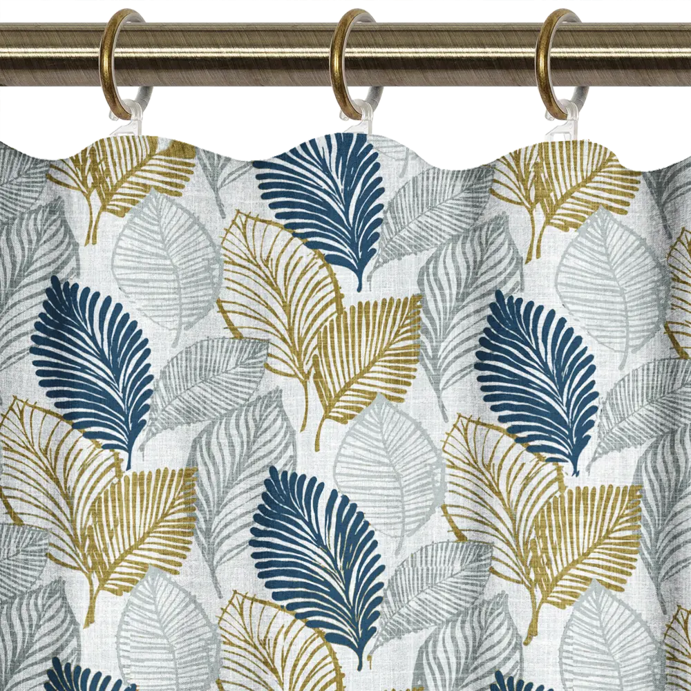 LINEN WAY Штора кухонная «Листья» с лентой 145×180 см 82709343 STLM-0034589 - Вид №3