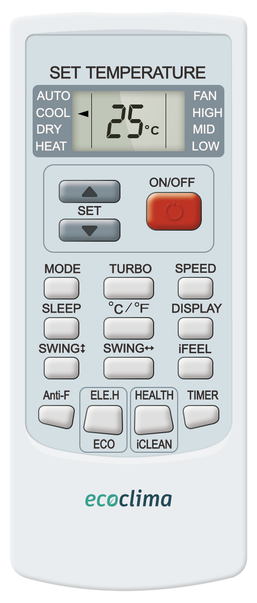 9092916 Кондиционер настенный сплит-система Ecoclima ECW-AX12/FB-4R1/EC-AX12/F4R1 белый STDN-0058141 - Вид №5