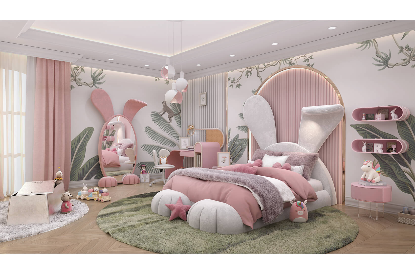 CIST385 Зеркала для детской Кролик Circu  - Вид №8