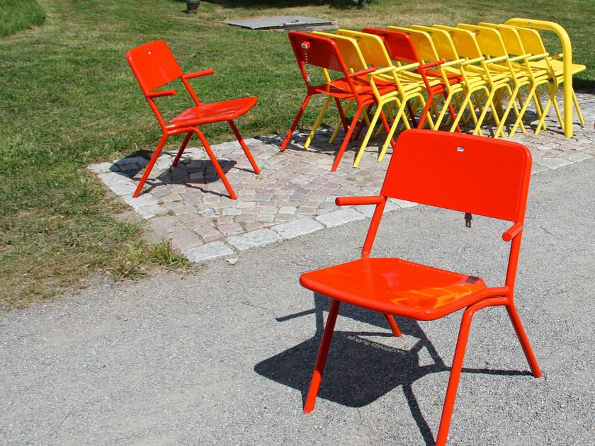 Nola Industrier Стул для улицы из стали с порошковым покрытием sun-id-1473831 - Вид №5