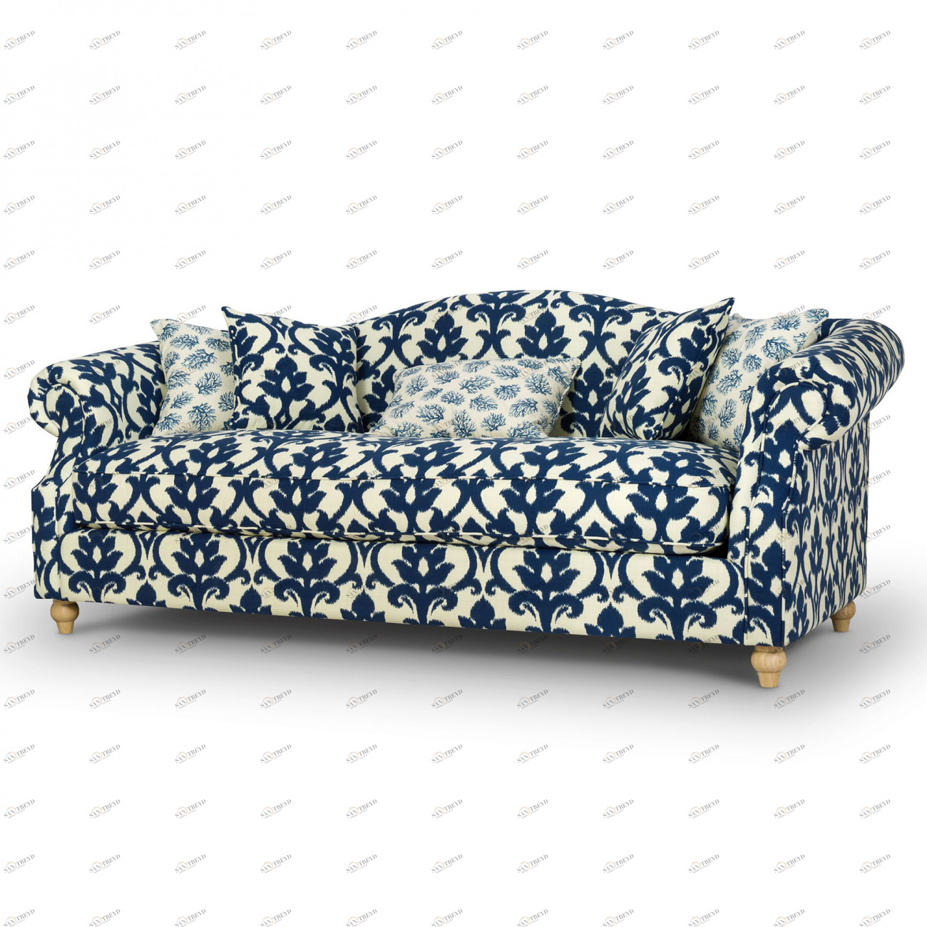 Диван Betty прямой синий KELLY LOUNGE ДИЗАЙНЕРСКИЕ 210973 Синий 