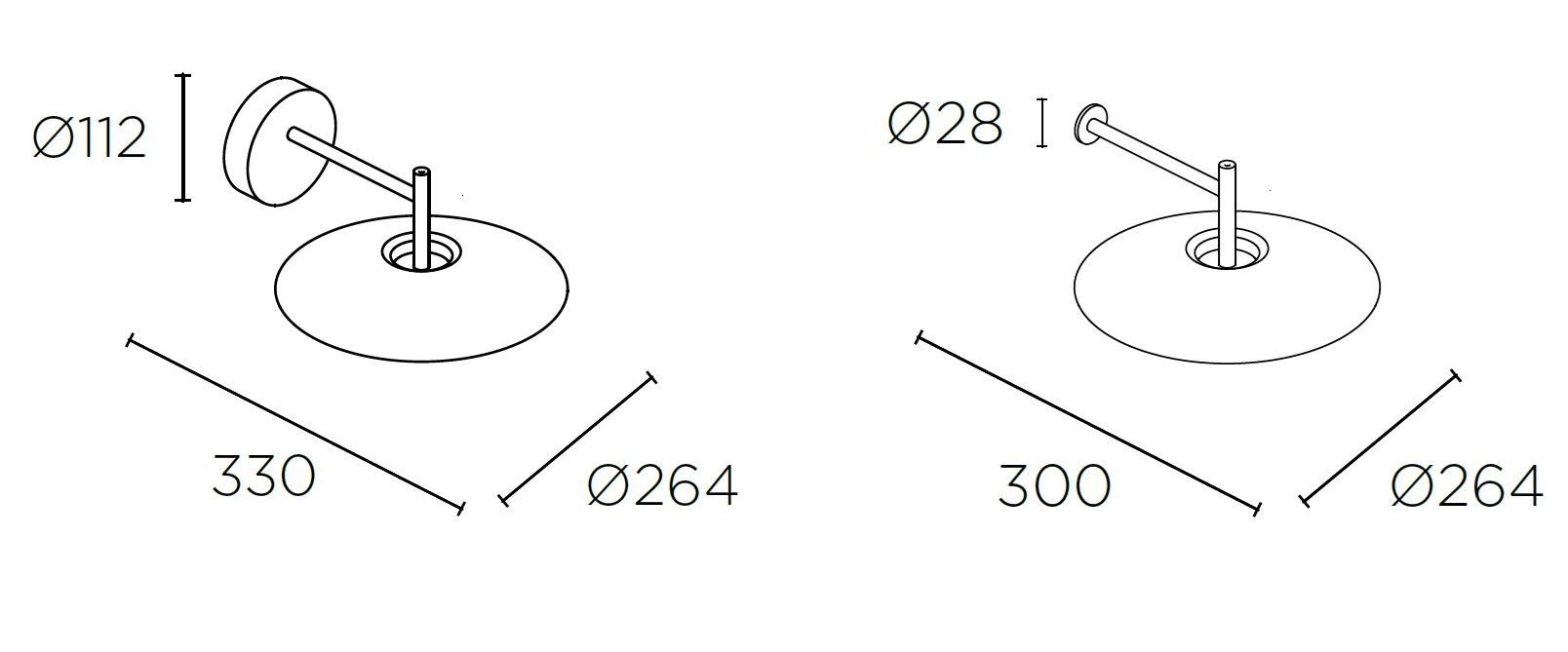 Стальной светодиодный настенный светильник с фиксированной рукояткой LedsC4 H ARCH-00031307 - Вид №4