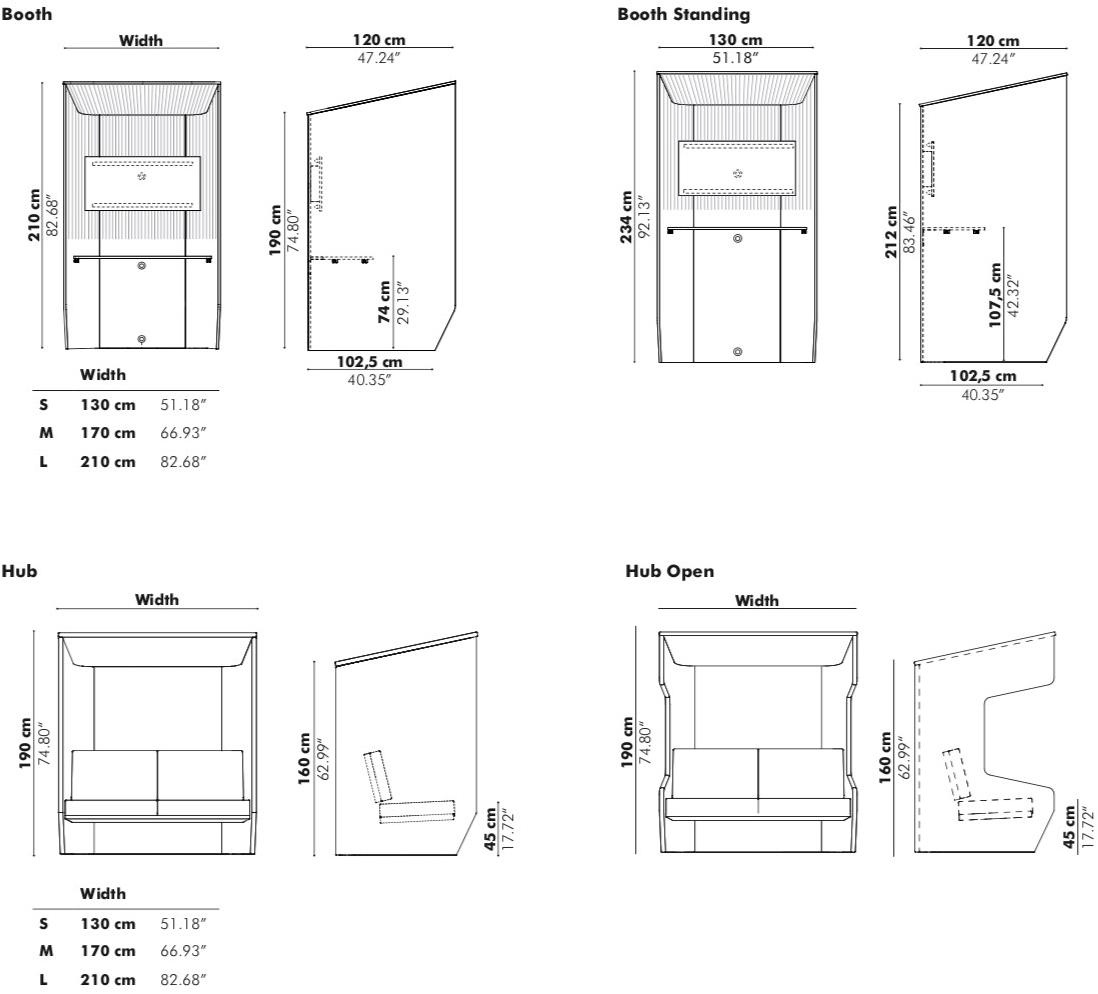 BuzziSpace Офисная перегородка из звукопоглощающего войлока sun-id-1514556 - Вид №7