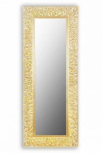 Золотое зеркало прямоугольное CORAL L IN SHAPE CORAL 00-3860098 Золото