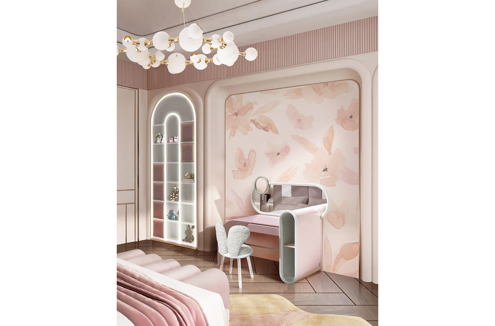 CIST449 Детский обеденный стул Маленький зайчик Circu  - Вид №13