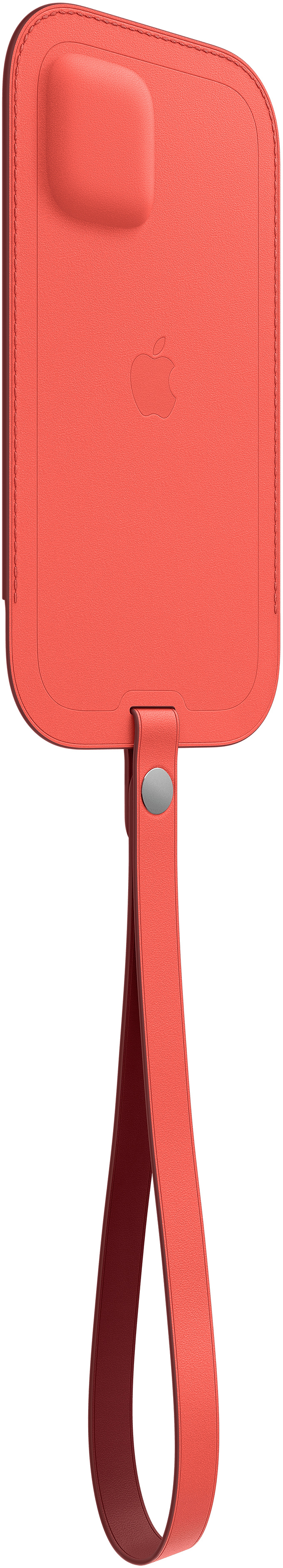 MHYA3ZE/A Iphone 12 | 12 pro leather sleeve with magsafe - pink citrus Apple Santreyd  - Вид №3