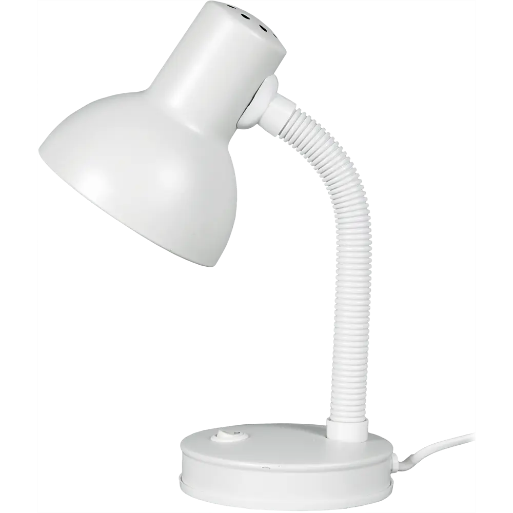 Настольная лампа Inspire Buro E27x40 Вт цвет белый 81956471 STLM-2169368  - Вид №1