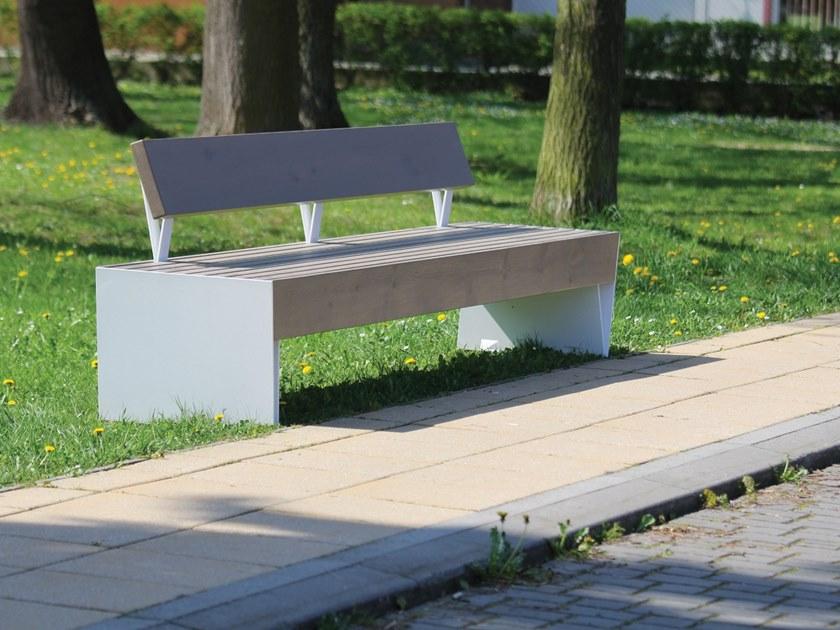 mmcité1 Скамья со спинкой Blocq sun-id-1491186 - Вид №6