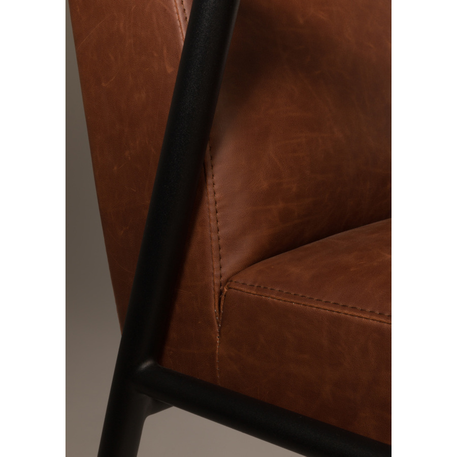 Кресло Fez коричневое Dutchbone 1200111 - Вид №7