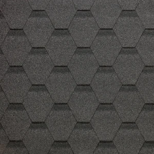 Гибкая черепица Docke Pie Евразия шестигранник серый 3 м²