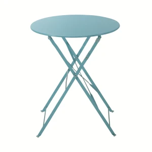 Стол садовый круглый Naterial Flora Origami складной 60х71 см сталь синий