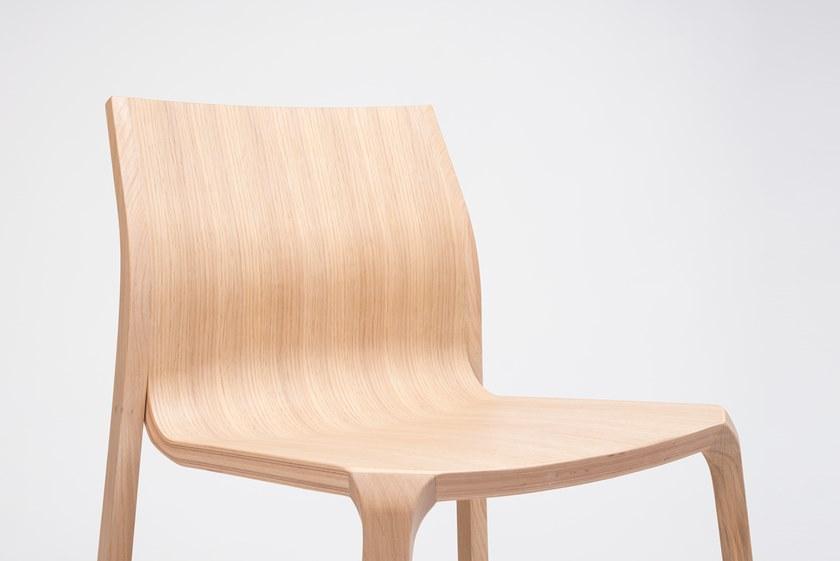 ONDARRETA Штабелируемый деревянный стул Silu sun-id-1474673 - Вид №6