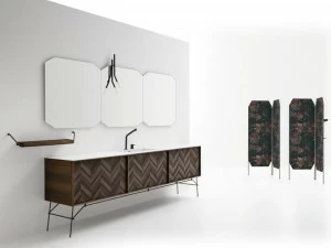 Cerasa Модульный шкаф для ванной на ножках Des