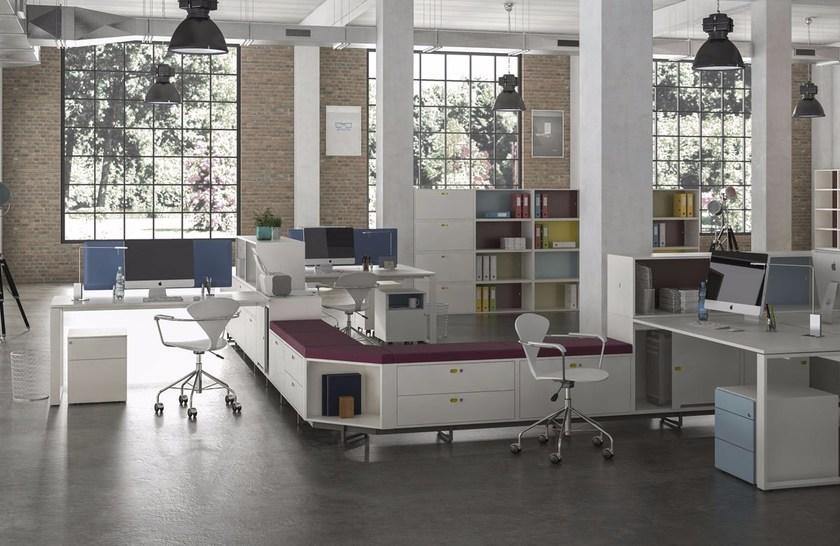 Dieffebi Модульный прямоугольный рабочий стол Dotbox evolution sun-id-1481574 - Вид №6