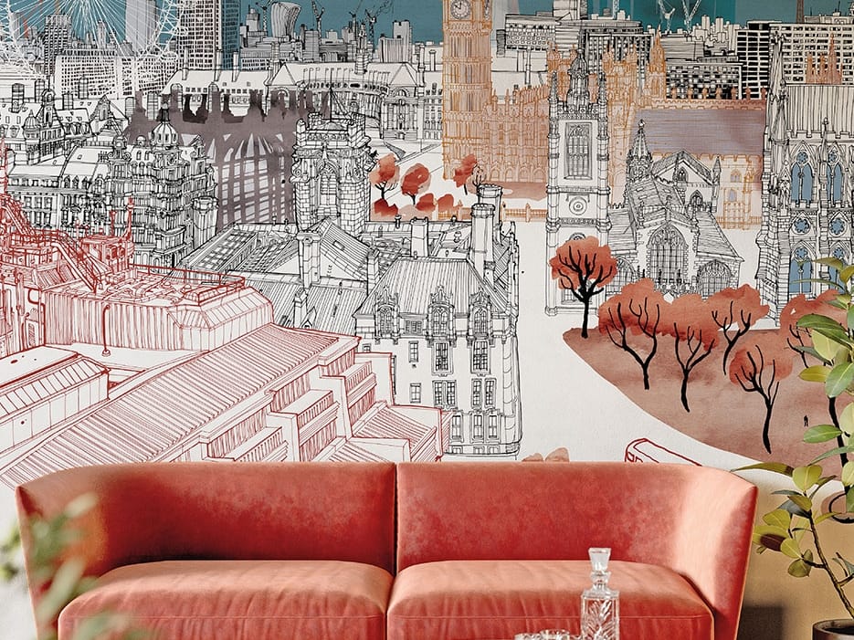 Обои с перспективной тематикой trompe l'Oeil, экологически чистые WallPepper коллекция 2022 ARCH-00062134