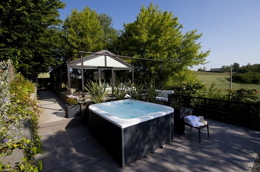 Jacuzzi® Прямоугольный акриловый мини-бассейн с гидромассажем для улицы sun-id-1481933 - Вид №2