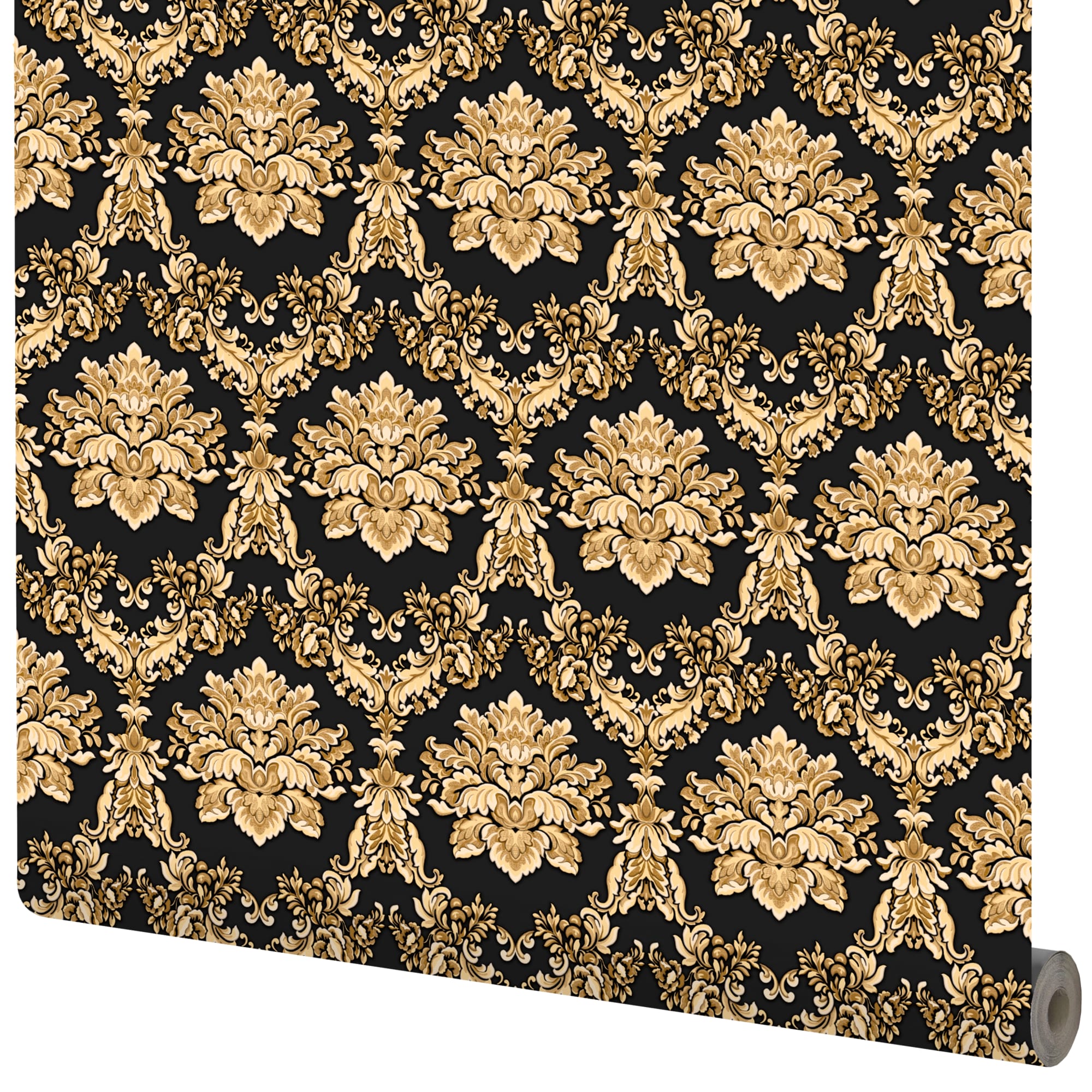 82134654 Обои флизелиновые чёрные 0.53 м 70174-420 Двенадцать стульев Santreyd 