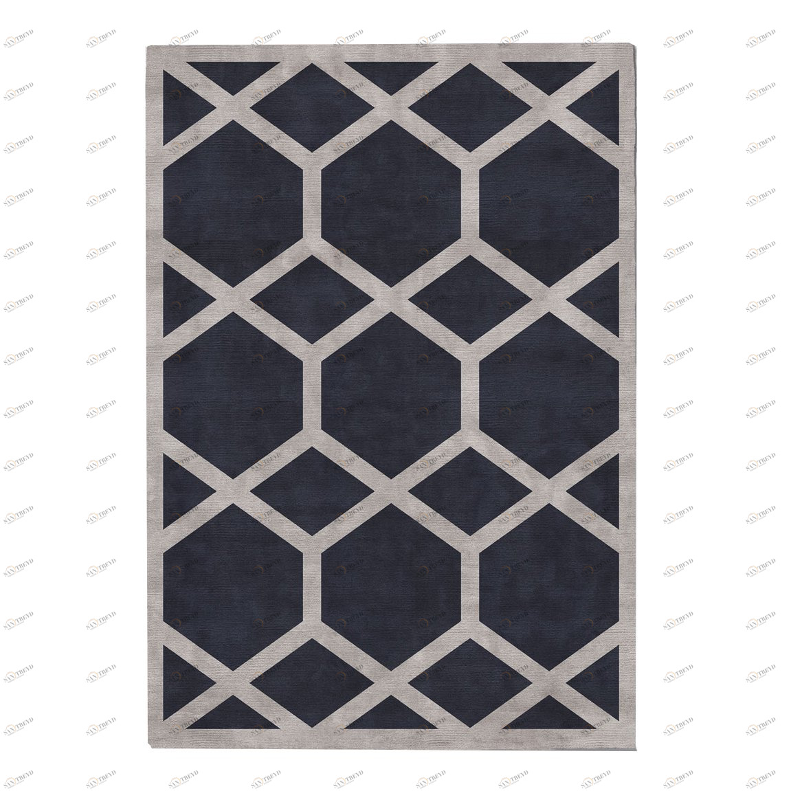 Ковер Ashton Steel 300x400 серый RUGBERRY ДИЗАЙНЕРСКИЕ, AHSTON 326044 Серый 