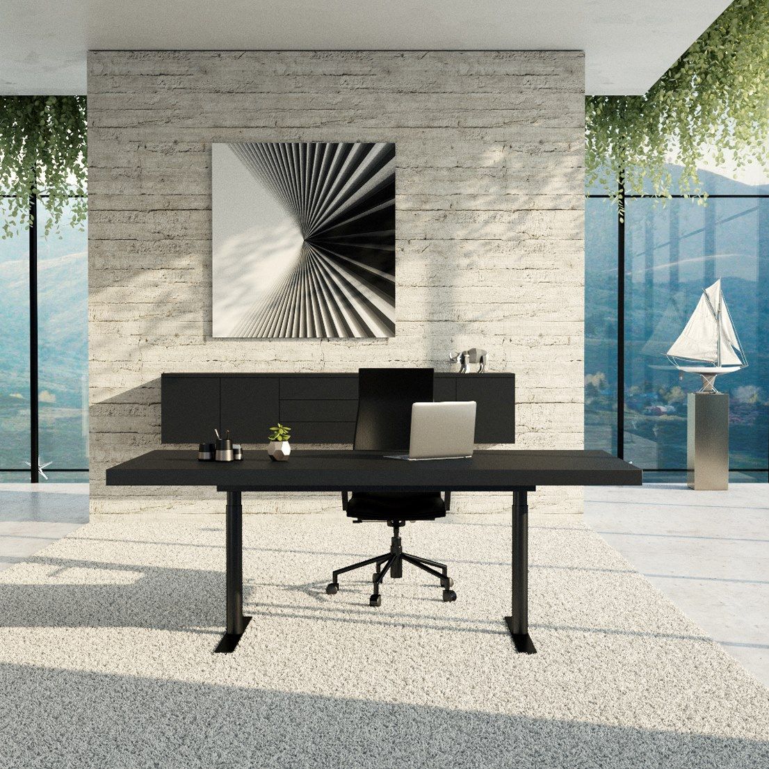 Регулируемый по высоте стол с ящиками Spiegels .flair ARCH-00057281 - Вид №6