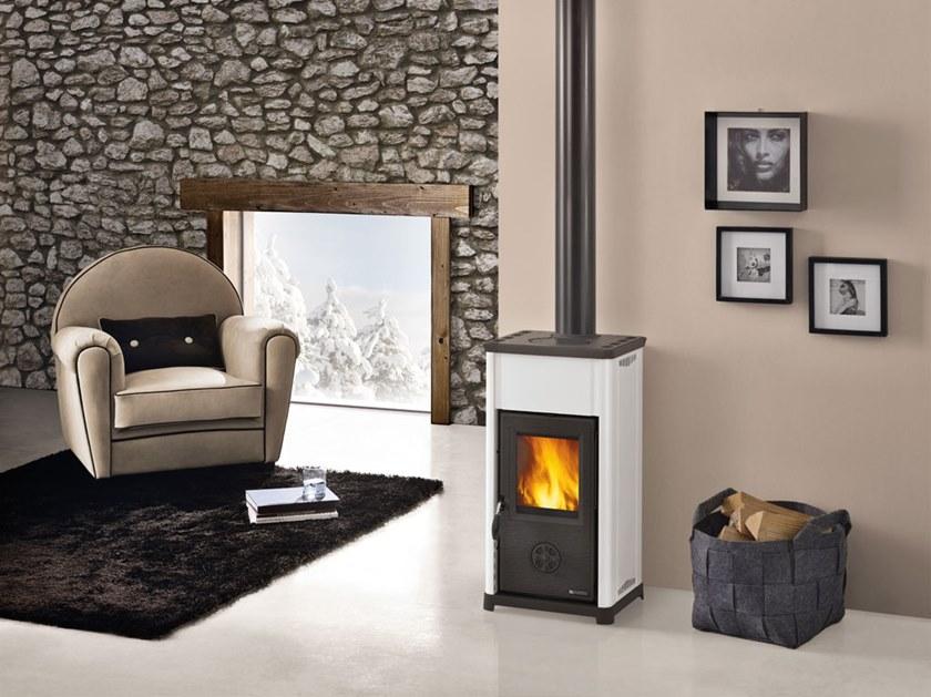 LA NORDICA EXTRAFLAME Дровяная печь с внешним покрытием из фарфоровой стали sun-id-1506703 - Вид №1