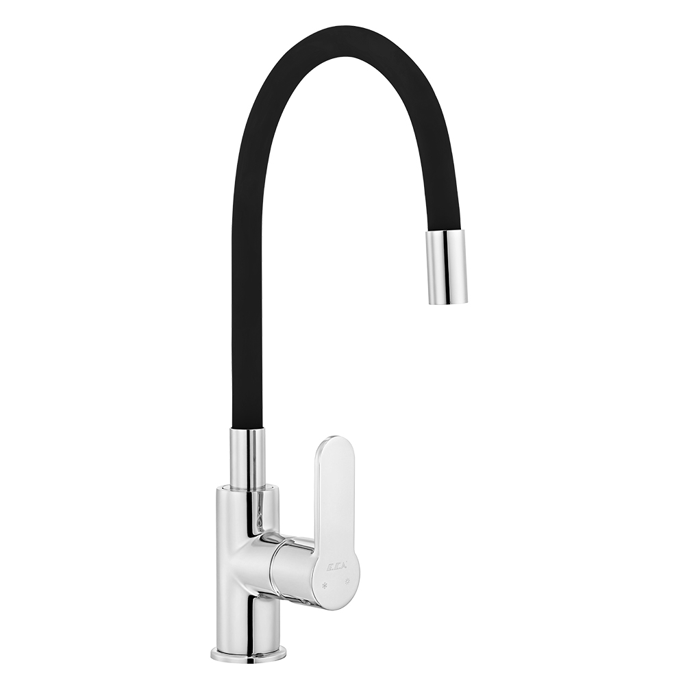 102118109  Смеситель для мойки Nita с гибким изливом - черный Eca 