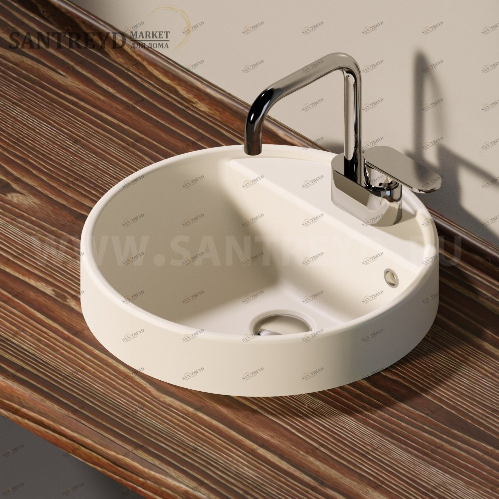 5055429003 Накладная раковина под столешницу  круглая Ceramica Flaminia Twin