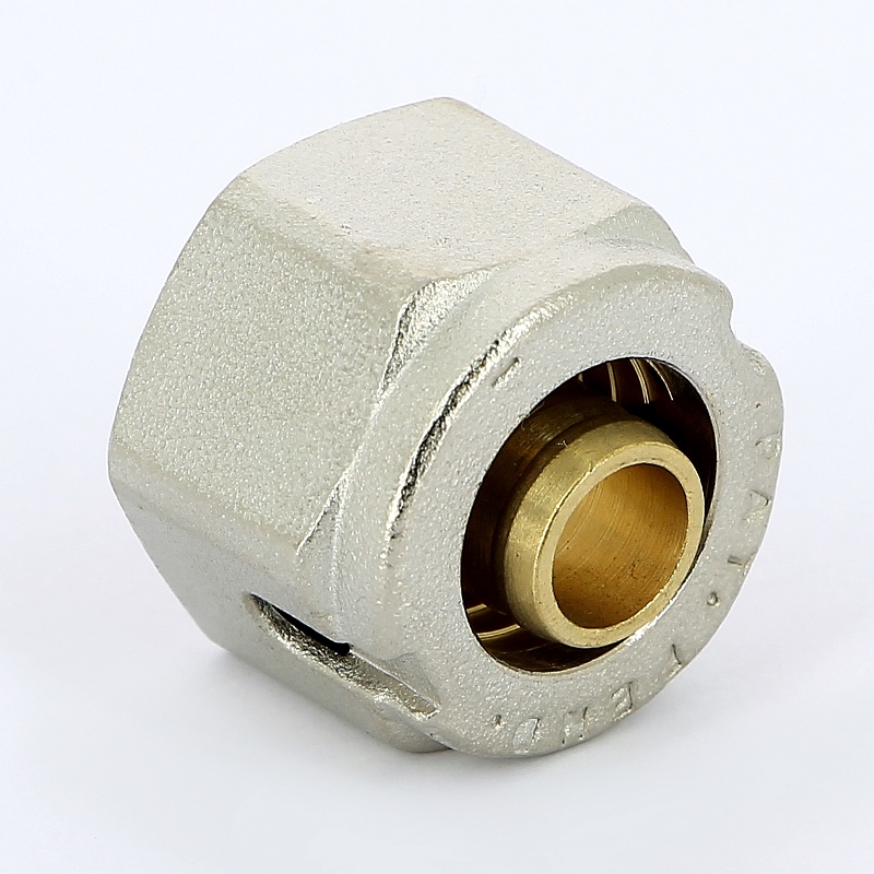 Соединитель для PEX-трубы обжим EMMETI 16х2(М24х19) 28100334 - Вид №2