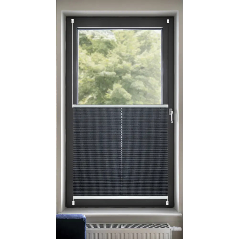 Штора плиссе 52x170 см жаккард графитовая 89411376 STLM-2131144 Santreyd  - Вид №5