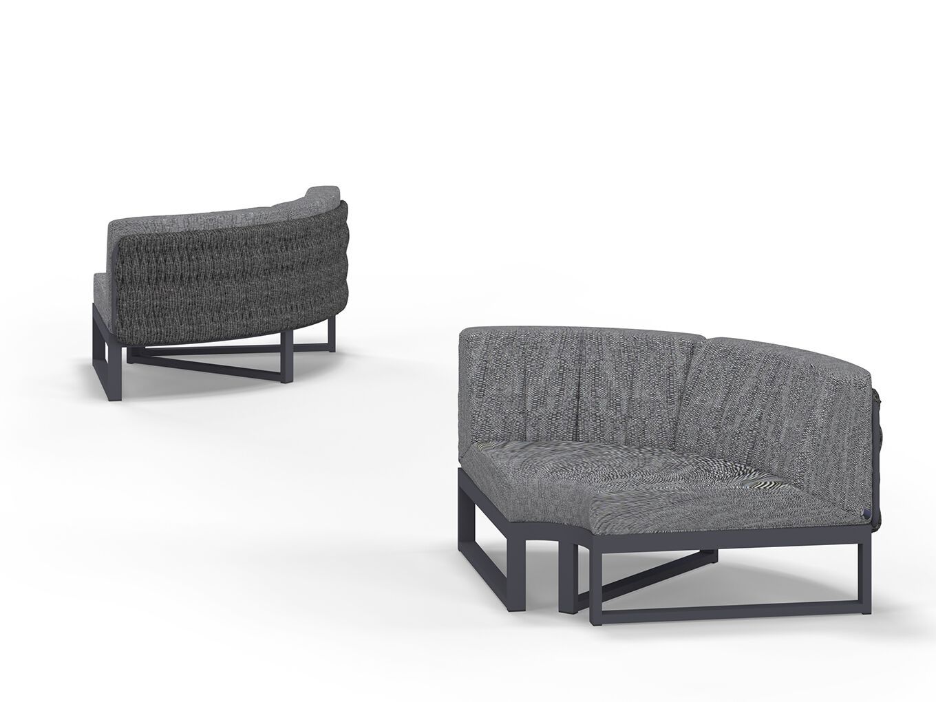 Угловой садовый диван из ткани MAMAGREEN Munia ARCH-00132661 - Вид №10