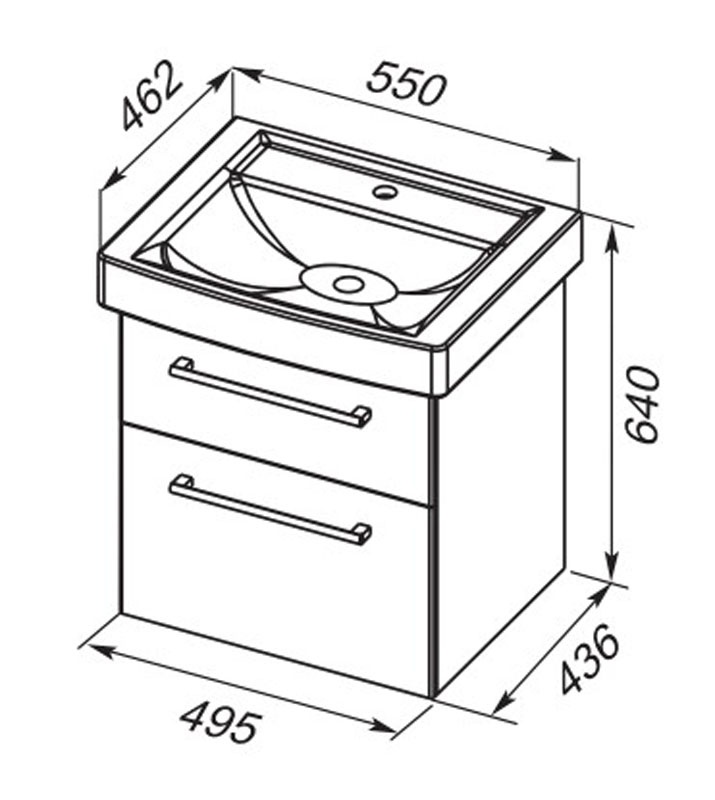 77.0001W Тумба Dreja Qmax  - Вид №1