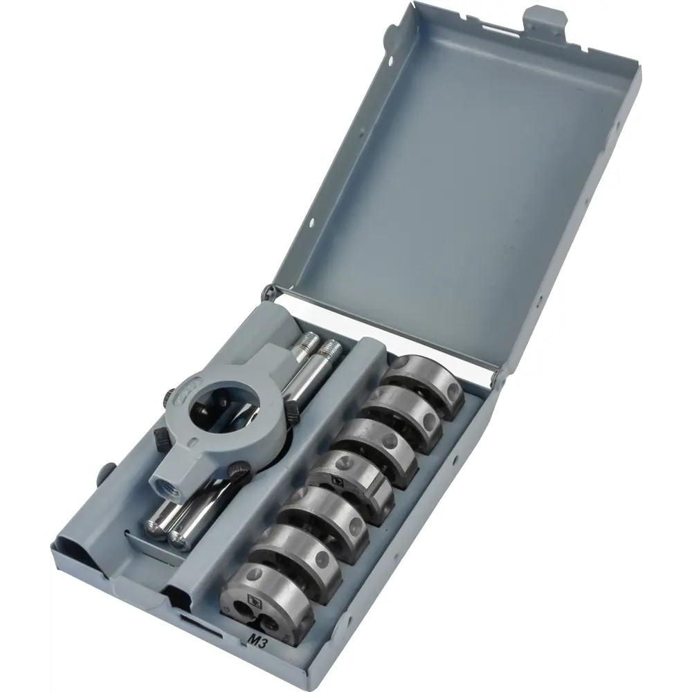 Набор плашек Thorvik М3-М12 HSS, 8 шт STLM-2053979