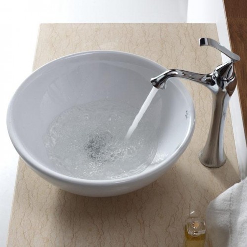 KCV141-KEF15000 Накладная раковина на столешницу  прямоугольная Krausru  - Вид №8