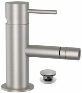 Remer Rubinetterie Смеситель для биде из нержавеющей стали с регулируемым изливом X style inox