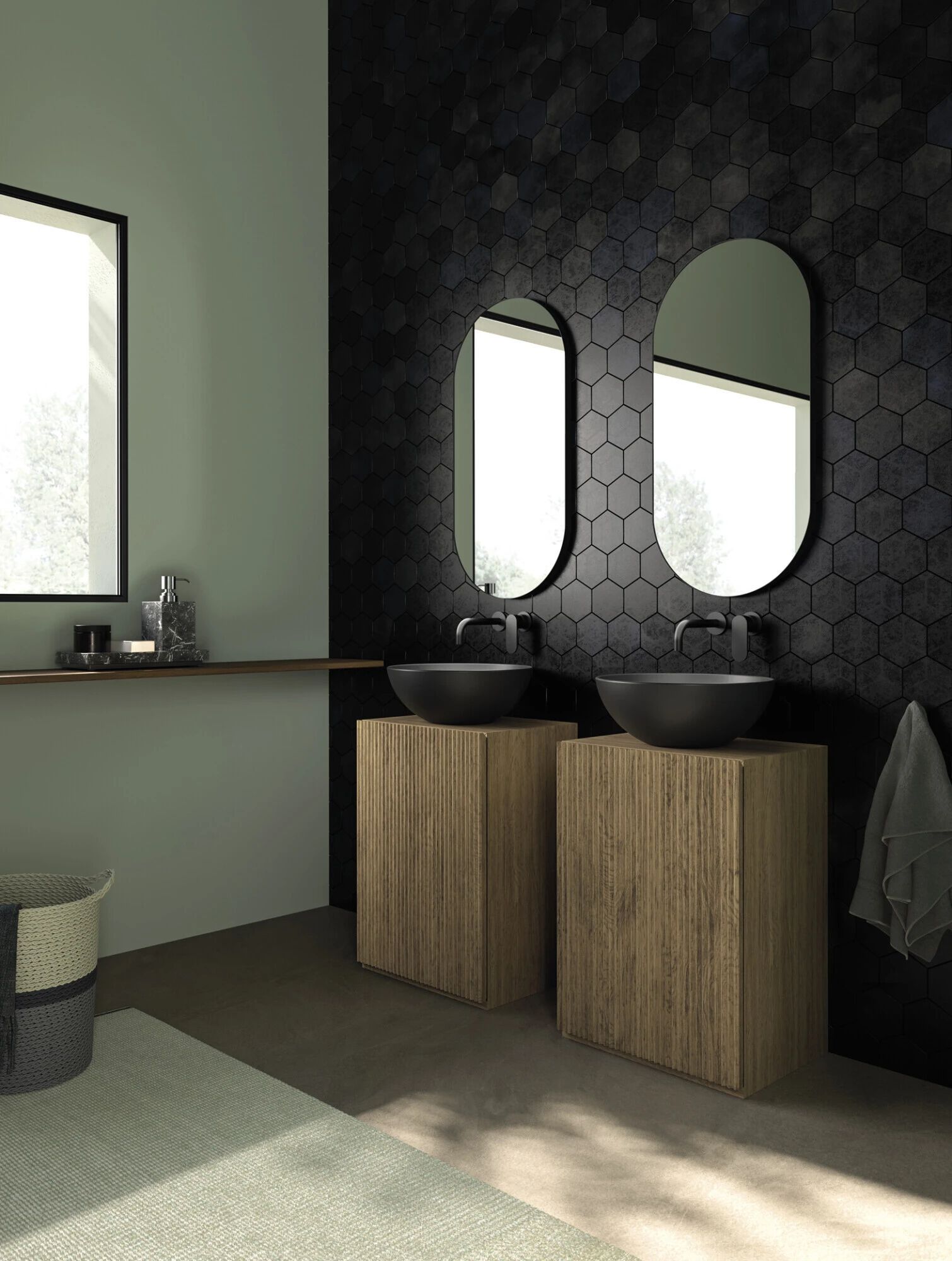 Деревянный напольный умывальник Devina Nais TOWER ARCH-00047544 - Вид №2