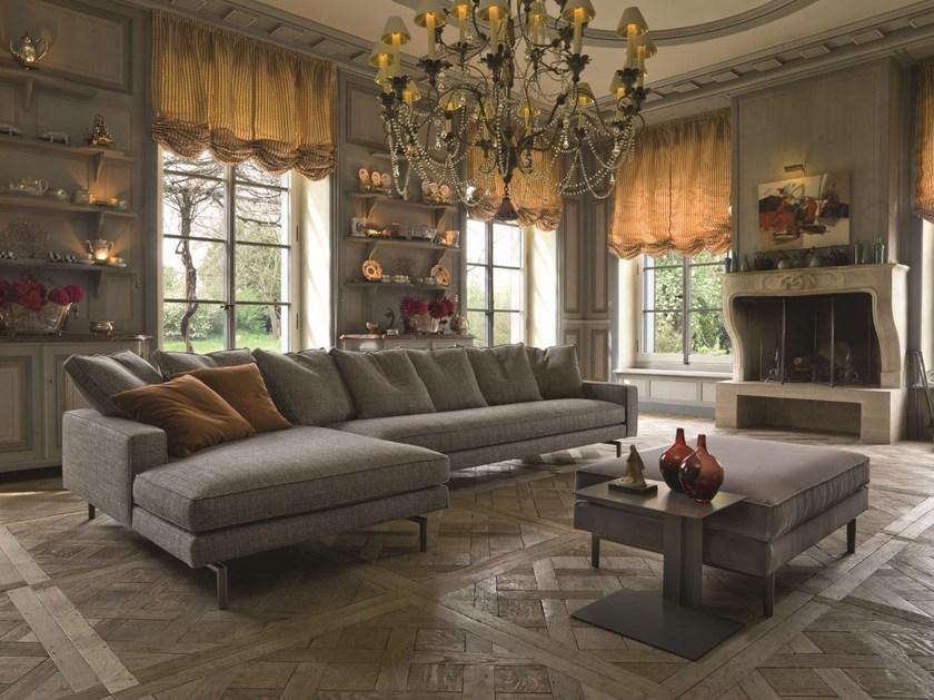 Verzelloni Секционный диван со съемным чехлом из ткани Irving sun-id-1496718 - Вид №5