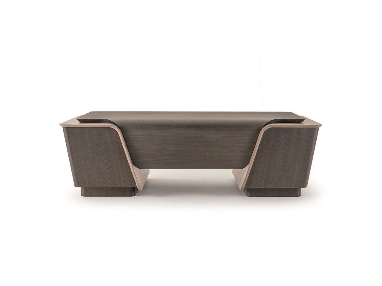 Прямоугольный письменный стол из орехового дерева с ящиками Turri ARCH-00103415 - Вид №1