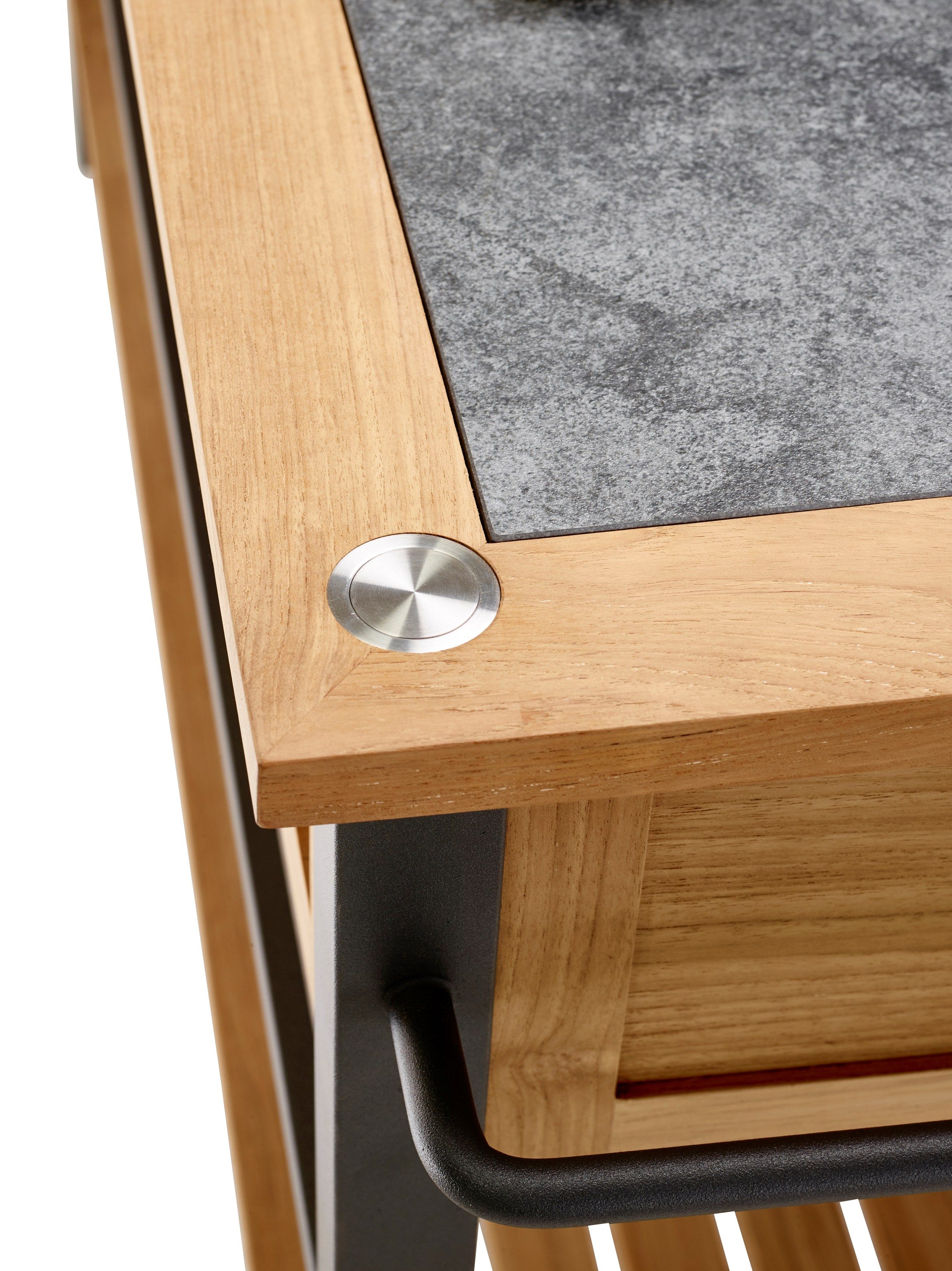 Садовая тележка из тикового дерева solpuri Butler ARCH-00028386 - Вид №10