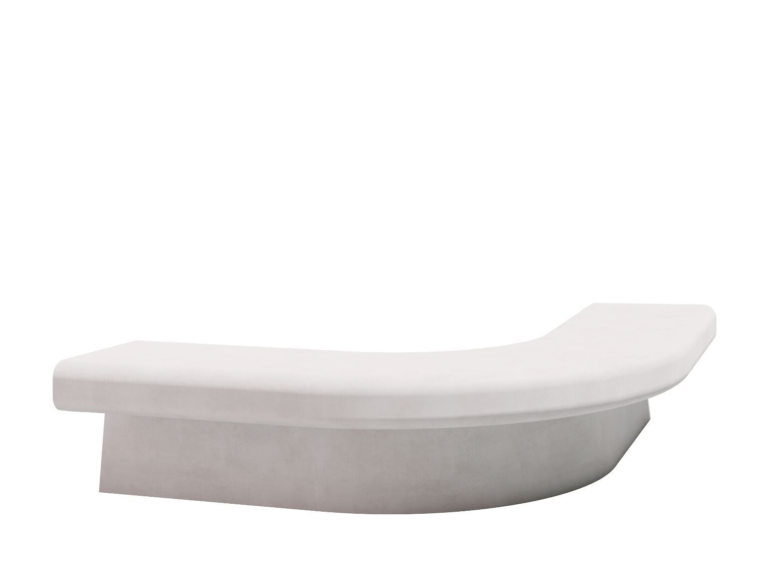 Модульная изогнутая бетонная скамья amop Benavente ARCH-00077555