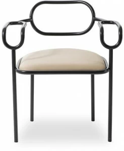 Cappellini Стул из железа с подлокотниками  Pc_22