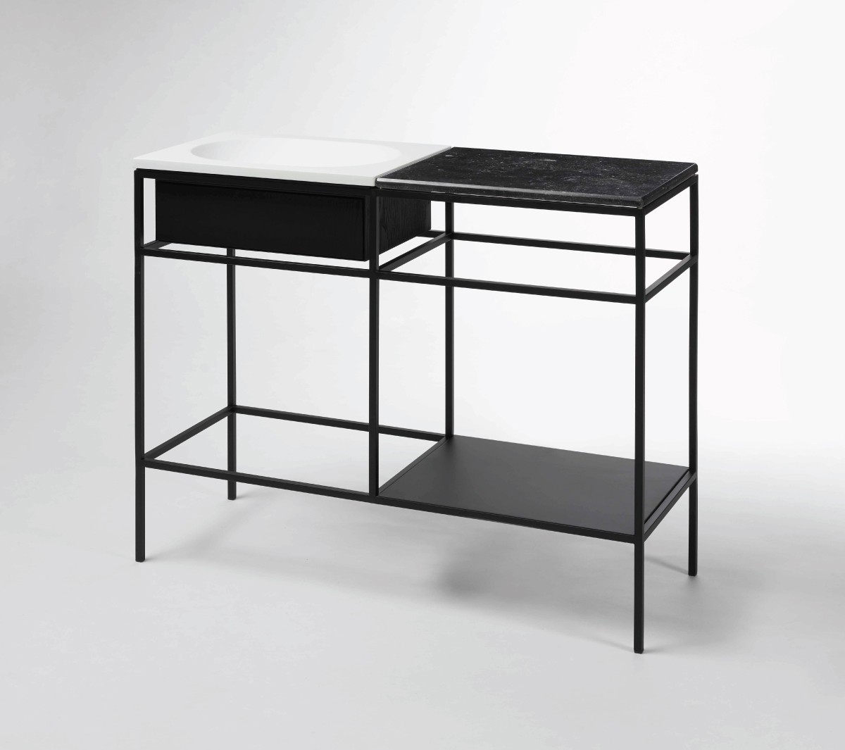 comp-comp-gl2b Напольная раковина стоящая прямоугольная Ex.T Frame - Вид №1