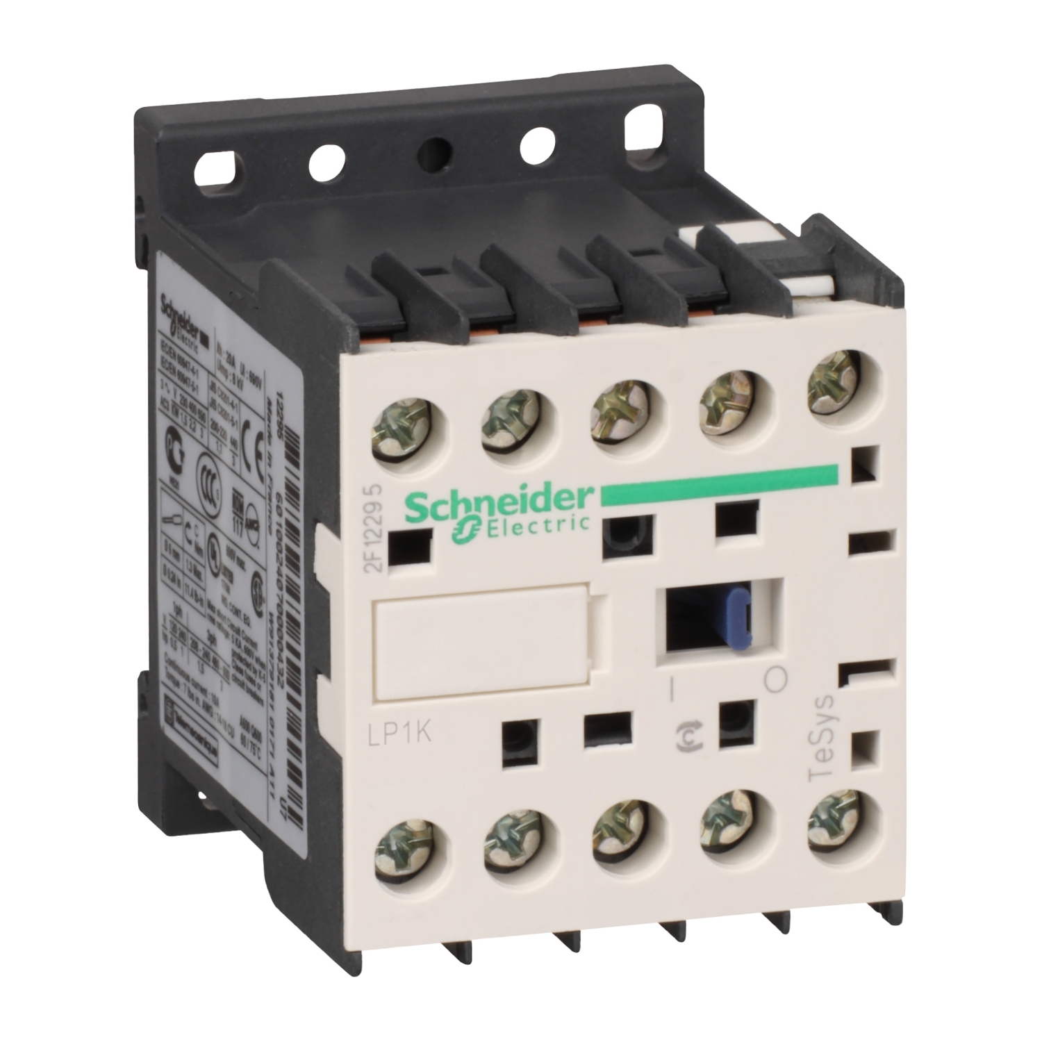 LP1K0910FD Контактор LP1K 3P 20А 400/110В DC 4кВт Schneider Electric TeSys 