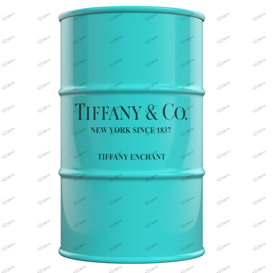 Бочка металлическая декоративная "Тиффани" XL STARBARREL  043816 Голубой;зеленый 