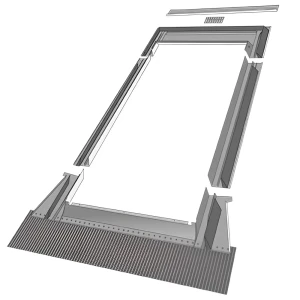 Оклад для окна Fakro EZV для FTP (CH) 94x140 см коричневый