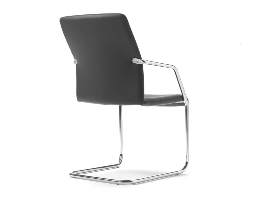 Кожаный консольный стул с подлокотниками SITIA время ARCH-00095178 - Вид №1