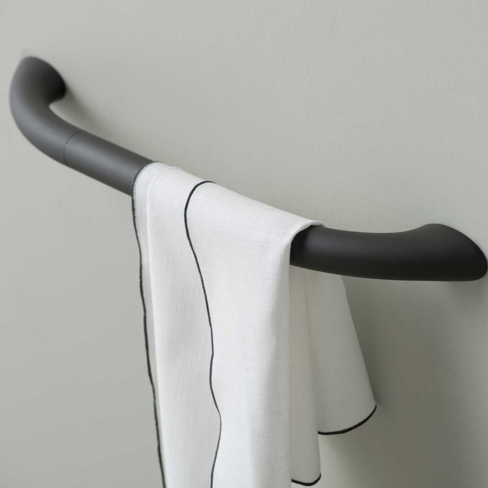 ST-M65-TSFAEVER Life Design Держатель для полотенец 65 см - Style  Тотальный мягкий антрацит  - Вид №1