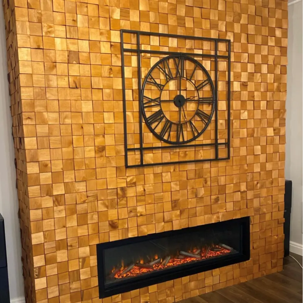 3D мозаика деревянная Arabesco цвет тик 80x80 мм 72 шт. 0.5 м² 85666536 STLM-2052847  - Вид №6