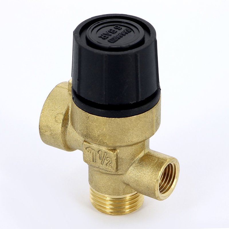 Клапан предохранительный НВ с отверстием для манометра 1/4" EMMETI 1/2" 6 бар 00206092 - Вид №3