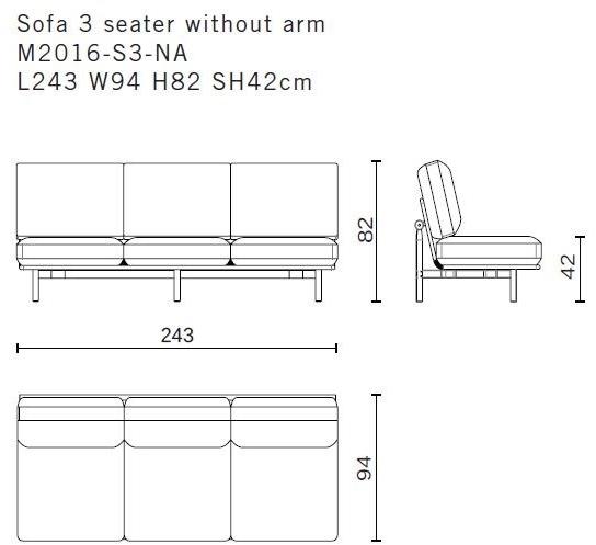 District Eight Модульный диван в дубе Stilt M2016  - Вид №19