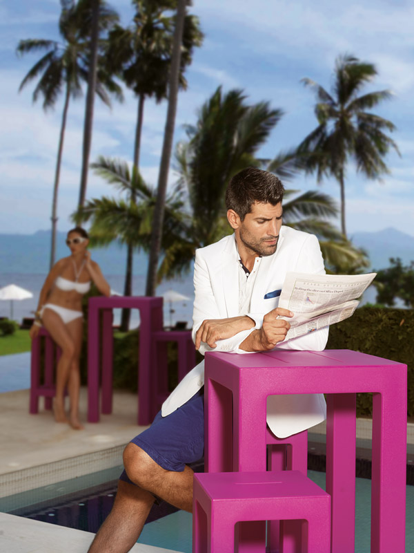 000175 Барный стул Vondom Jut - Вид №4